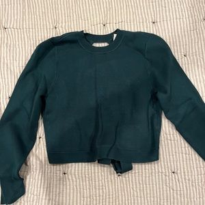 NWT Abercrombie Open Tie Back Sweater